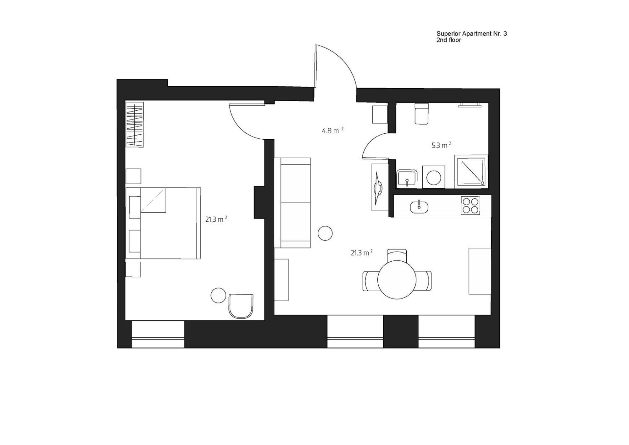 Aparthotel Centra Nams - Center Cesis