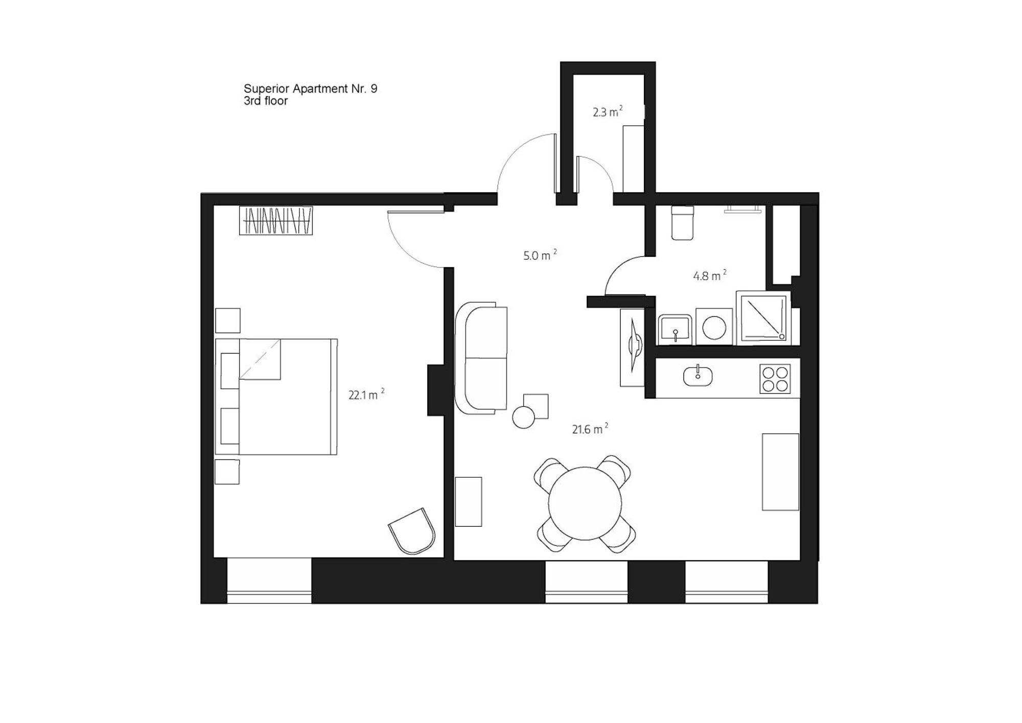 Aparthotel Centra Nams - Center Cesis